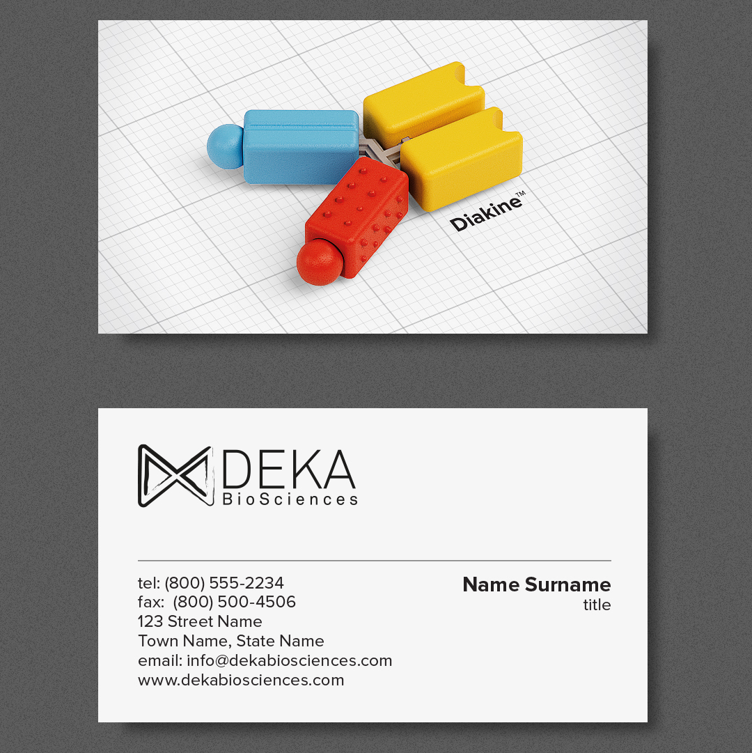 Deka Biosciences campaign card artwork